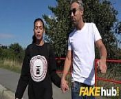Public Agent Facial and hard public fucking for cheating American babe from hard cheat