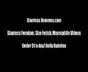 Stomped to pieces by a giant woman from giantess mistress t pov