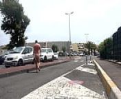 Walking around Town Naked from fully naked nude undressed girls