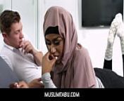 MuslimTabu- Hot petite Muslim ebony teen Milu Blaze in hijab fucks her own stepbrother from arab hijab muslim girls hot sex and