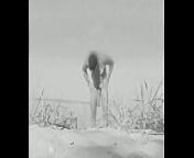 Huge vintage cock at a German nude beach from vintage nudist mo