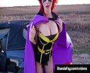 Super Heroin Wife Shanda Fay Blows Cock On Side Of the Road! from video nizar kabani 19annada heroine ramya sex