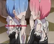 Rem and Ram Joi from re zero futa ram and futa rem fuck with you 124 male taker
