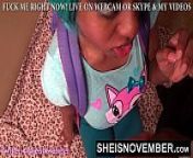 My Crazy Stepdad Punished Me With Cumshot For Lying About Class, Student Gives Kneeling Blowjob And Reverse Cowgirl, Busty Petite Ebony Stepdaughter Sheisnovember Riding Big Dick, Natural Tits And Nipples Out During Taboo Sex on Msnovember from silver camel mula shei