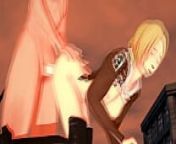 on Titan - Annie Leonhart gets fucked by Titan - 3D Hentai from on gelbooru hentai