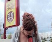 Isabel Deans public flashing and outdoor voyeur masturbation of chubby babe dild from isabel public nudity