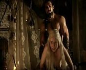 Game Of Thrones | Emilia Clarke Fucked from Behind (no music) from game of thrones