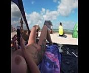 Exhibitionist Wife 511 - Mrs Kiss gives us her NUDE BEACH POV view of a VOYEUR JERKING OFF in front of her and several other men watching! from jpg4 us naked fkk
