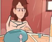 Johanna in the shower - Animation from test animation giantess