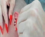 Mature cougar femdommassage long nails asmr taboo from oil massaj sexy