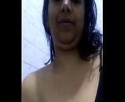South Indian MILF in a black bra stripping in the shower from south sexy bh