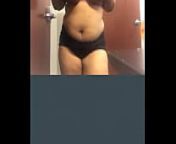 Black BBW shows ass and tits from periscope broadcast natural big tits