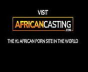 Ebony Amateur MILF SQUIRTING and PAINAL - AfricanCasting from african ebony