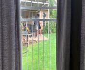 I caught my neighbours fucking outside in the backyard from backyard