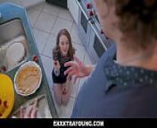 Teen babe Madi Collins loves cakes,and when she found out that Michael was trying to make one she just cant help it but to come over and have a taste from farn