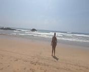 Walking nude freely & having fun on public nudist beach from dare walk nude beach