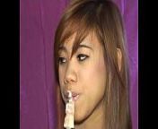 petite thai tia 18 gets sticky and gives a blowjob from thai groped