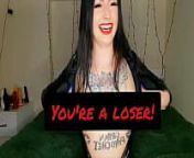 Do you dream of seeing the naked horny body of Dominatrix Nika? Are you worth it, loser? You're a loser if you don't have the money to buy FAP house videos. Findom from fap house pussy
