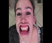 French maid tries to d. her own piss with a lip retractor | funny from zombie retrat