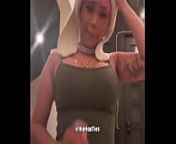 Cardi B jerking off whipped cream can from lata b
