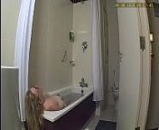 Wife caught on spycam playing with herself in hotel bathroom from hidden cam bath