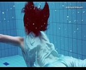 Piyavka Chehova swims naked in the pool and strips from www xxx nagee dance com desi waif bi