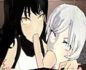 Blake and Weiss naughty blowjobs (Rwby) from blake rwby