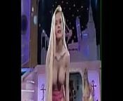 Vintage Blonde Strips in TV Show from koyel mallick hot dress tv show dance