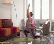 flexi mom rough fucked by her yoga instructor from son fuck wild by mom