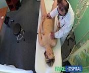 FakeHospital New doctor gets horny MILF naked and wet with desire from doctor boy exam
