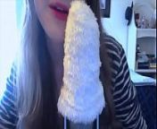 Sexy ASMR from jessy asmr scratching black lace lingerie video leaked