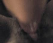 14 mins of eating my cum out of my BBW wife's hairy wet pussy from ma 14