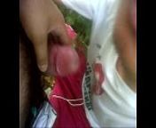 Outdoor blowjob and fucking from más hool girl sex video