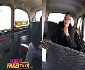 Female Fake Taxi Bored busty driver swaps fare for hot taxi fuck from miss lex