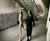 Dominatrix Mistress April - Slave drill in cell 45 from femdom whipping jail