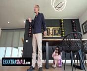 Letting My Bully's Step-father Fuck Me So I Don't Have Problems At School - ExxxtraSmall from letting my bully fuck my stepsister