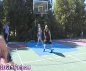 Naked basketball sex game from naked party