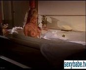 Wet babe in the bath playing from triple play playboy tv