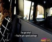 FemaleFakeTaxi Fat cock stretches pussy in UK taxi from arab fake taxi