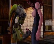 Futa Mara Jade on Female Twilek Hera Syndulla - Star Wars Inspired 3D Porn from jade 3d