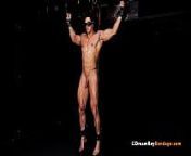 HOT MUSCLE STUD CRUCIFIED FOR HOURS IN BDSM DUNGEON - DreamBoyBondage.com from bodybuilder hot body muscled gay