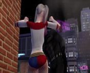 [TRAILER] Harley Quinn teasing batman until she gets the bat's big dick from harley qiunn hentai