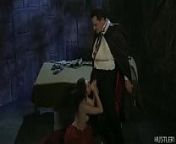 Rich noble brunette wife fucked by graf dracula in prison from dracula xxx movie