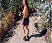 My friend's mother takes her clothes off in the woods during a walk from matur pornن پنجا