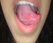Lisa's Mouth Video 4 Preview from focused camera on the face while fucked anal in doggystyle