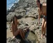 Two sexy busty girls on beach TWF-www.teenworldforum.com (8) from www xxx videos am