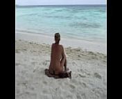 naked in restaurant and beach at Caribbean from exibitionism