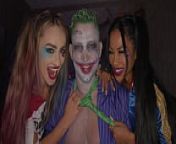 How Many Harleys Are Too Many For A Single Joker? Halloween Threesome With Maximo Garcia And Mackenzie Mace from real joker fuck