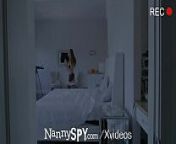 NANNYSPY Masturbating Nanny Caught And Fucked To Save Job from masturbate spy