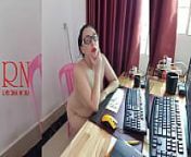 My daily life in my office. I am the hostess and director of my nudist resort. from taking walk in nudist resort